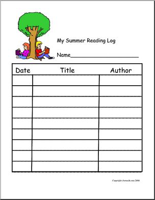 Summer Reading Log (primary)
