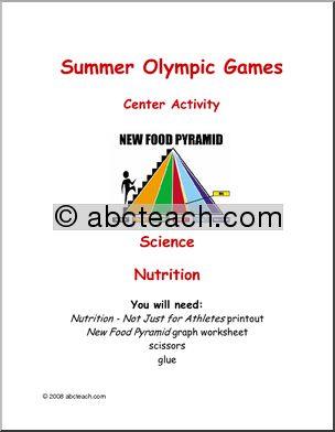 Learning Center: Summer Olympics – Nutrition – Food Pyramid
