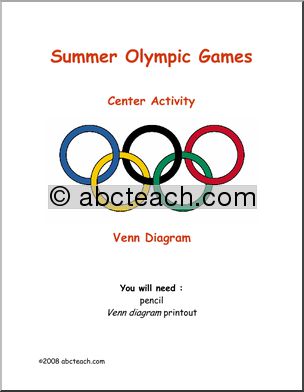 Learning Center: Summer Olympics – Kayak Venn