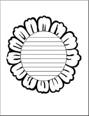 Sunflower Pattern (with lines)