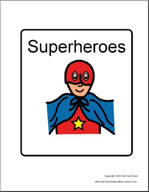 Theme Sign: Superheroes