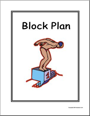 Portfolio Cover: Swimming – Block Plan