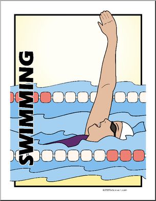 Poster: Sports – Swimming (color)