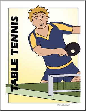 Poster: Sports – Table Tennis (color)