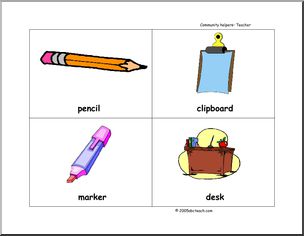 Community Helpers: The Tools of a Teacher (primary)
