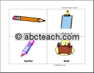 Community Helpers: The Tools of a Teacher (primary)