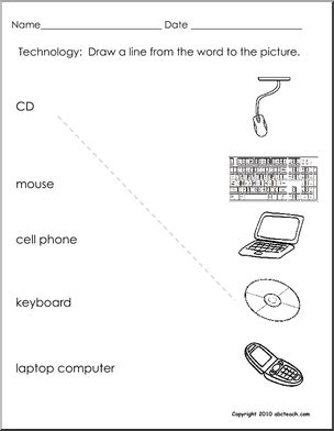 Technology: Match Words to Pictures (k-1)