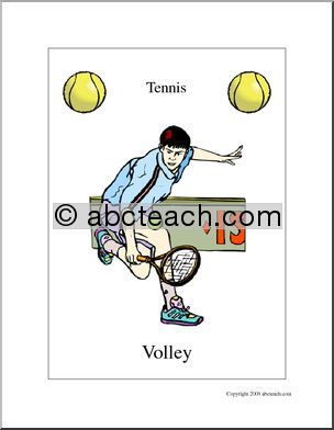 Poster: Sports: Tennis (color)