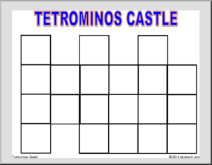 Math Puzzle: Tetrominos Puzzle – Castle