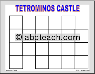 Math Puzzle: Tetrominos Puzzle – Castle