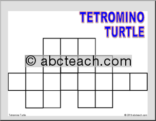 Math Puzzle: Tetrominos Puzzle – Turtle