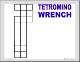 Math Puzzle: Tetrominos Puzzle – Wrench