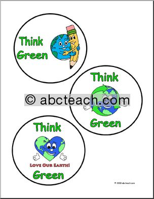 Badges: Think Green (color)
