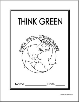 Report Cover: Think Green/ Save Our Resources