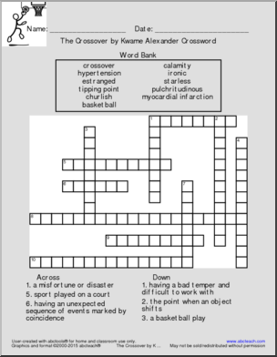 Crossword: The Crossover by Kwame Alexander