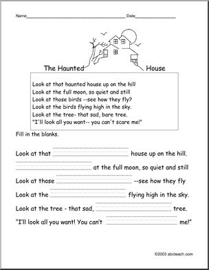 Early Reader: The Haunted House (pre-K)