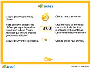 Interactive: Notebook: French: L’heure dans son contexte–(avec audio)
