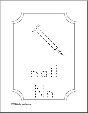 Trace and Color: Nn Nail