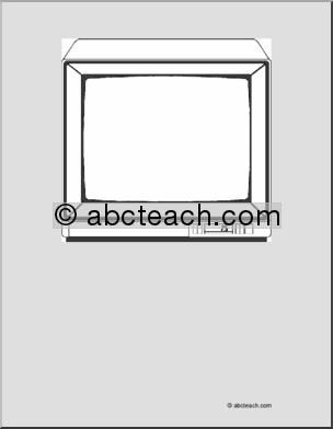Coloring Page: TV