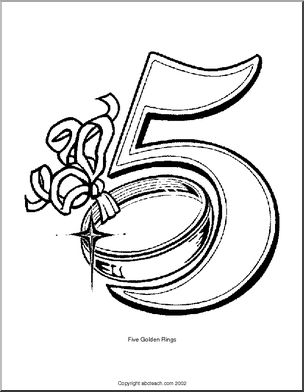 Coloring Page: Twelve Days of Christmas (Part 1) | Abcteach