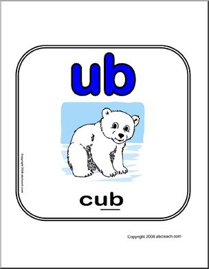Word Family – UB Words Sign