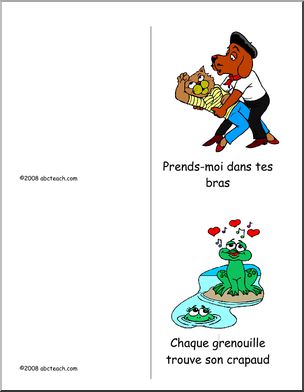 French: Billets doux pour la St. Valentin B