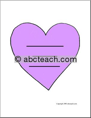 Writing Prompt: Purple Candy Heart