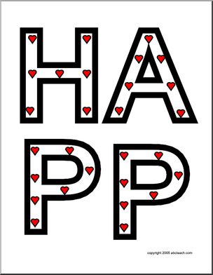 Letter Patterns: Happy Valentine’s Day