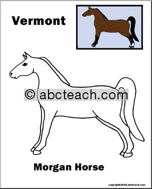 Vermont: State Animal – Morgan Horse