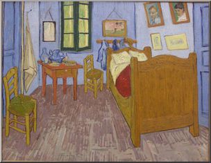French: PaintingÃ³la chambre de Van Gogh