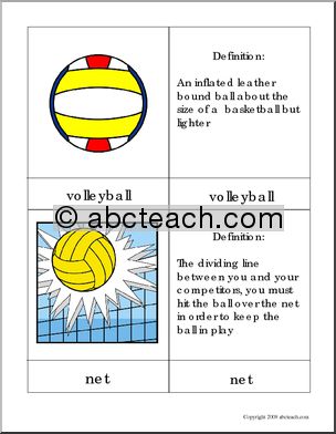 Flashcards: Volleyball: Equipment