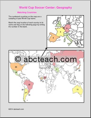 World Cup Soccer Center: Geography Activities 2014