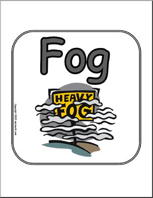 Sign: Weather – Fog