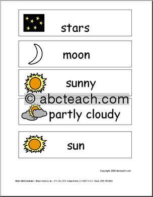 Word Wall: Weather (pictures)