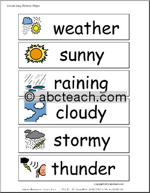 Word Wall: Weather
