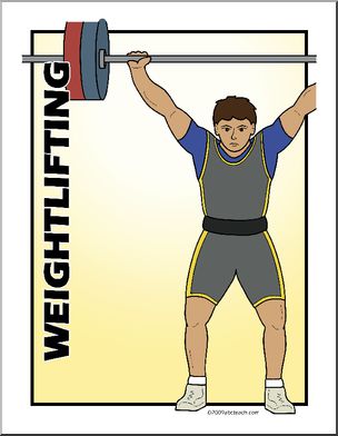 Poster: Sports – Weightlifting (color)