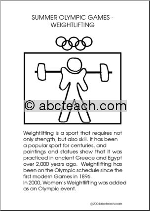 Olympic Events: Weightlifting