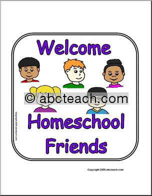 Sign:  Welcome Homeschool Friends