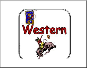 Theme Sign:  Western