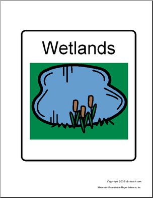 Sign: Wetlands
