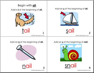 ail Words Booklet (color) (k-1) Words from Words