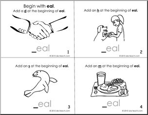 eal Words Blank Booklet (b/w) (k-1) Words from Words