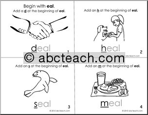 eal Words Booklet (b/w) (k-1) Words from Words