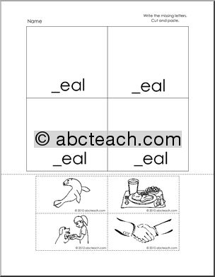 eal Words Cut and Paste (k-1) Words from Words