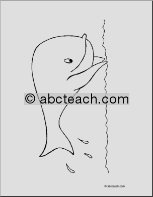 Coloring Page: Whale