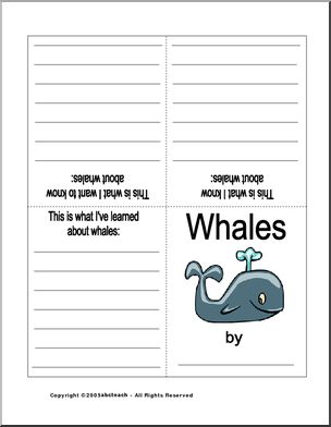 KWL: Whales (booklet, color)