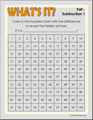 What’s It? Fall – Subtraction