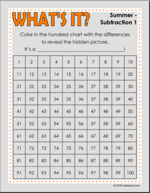 What’s It? Summer – Subtraction