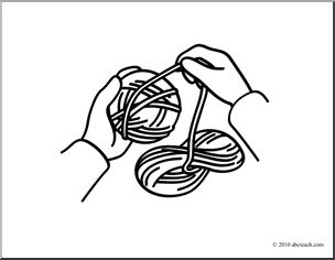 Clip Art: Basic Words: Wind 2 (coloring page)