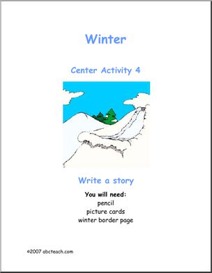 Winter – Picture Prompt Learning Center